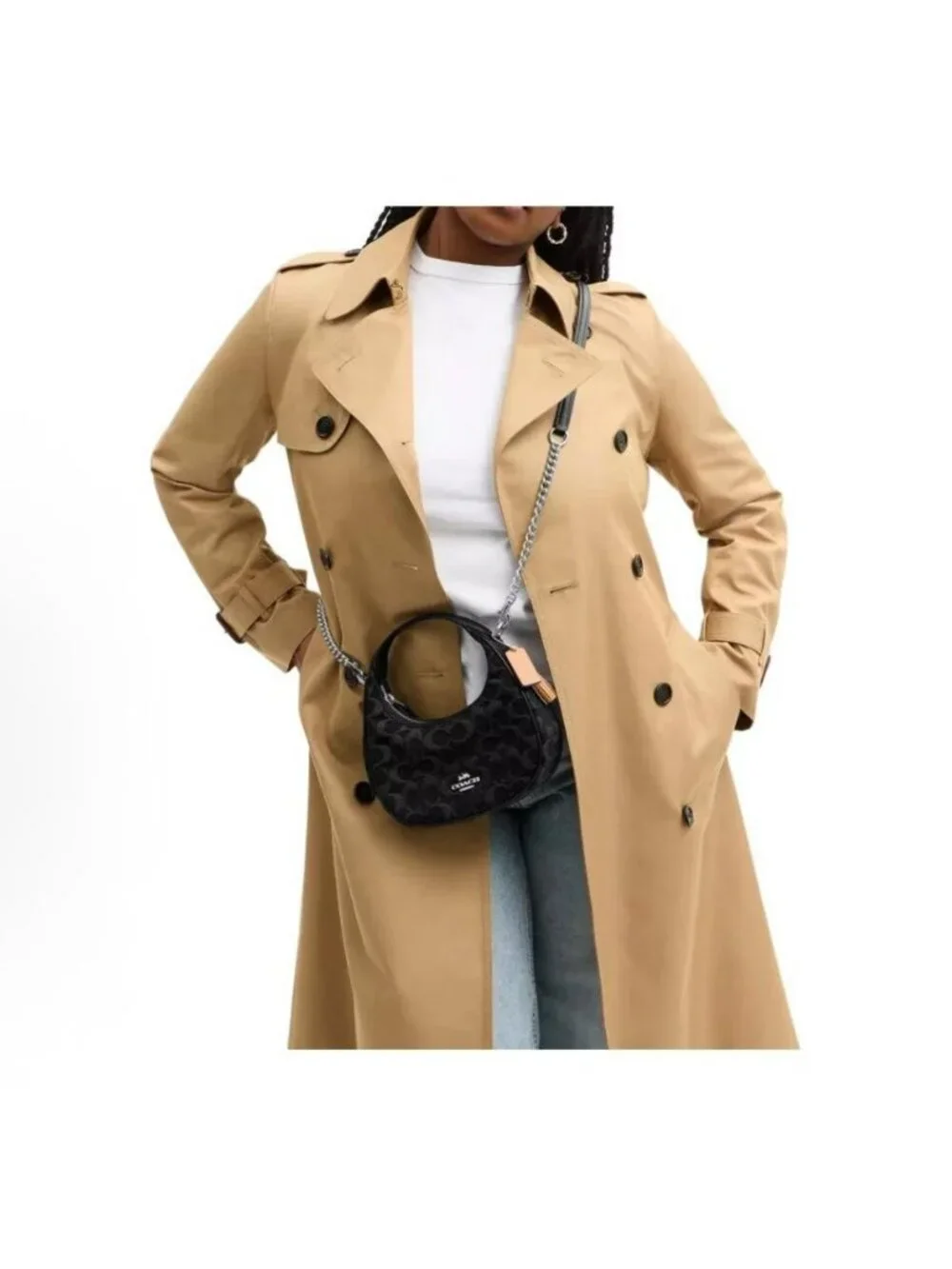 coach Carmen Mini Crossbody Bag In Signature Denim ccz47